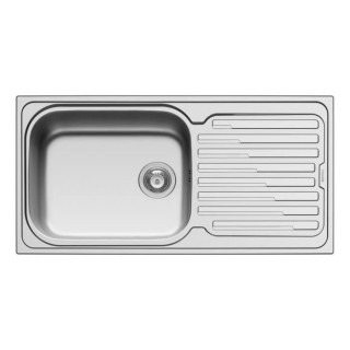 NORD INOX Evier de cuisine Amaplus a encastrer 1 grand bac + 1 égoutt