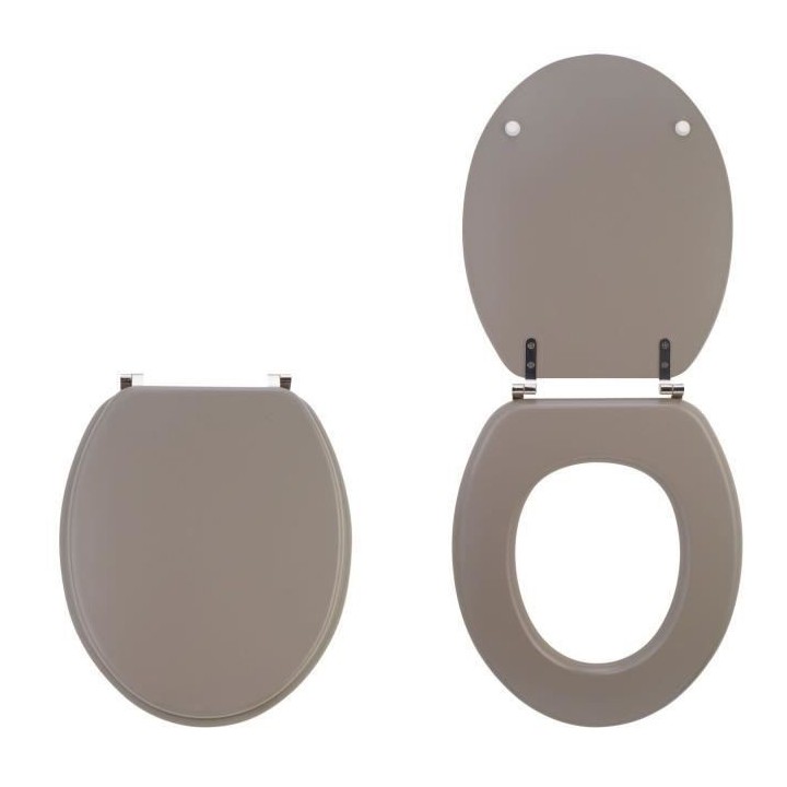 WIRQUIN - Abattant colors line taupe mat