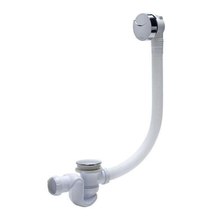 WIRQUIN Vidage pour baignoire L700 - Siphon cobra ABS