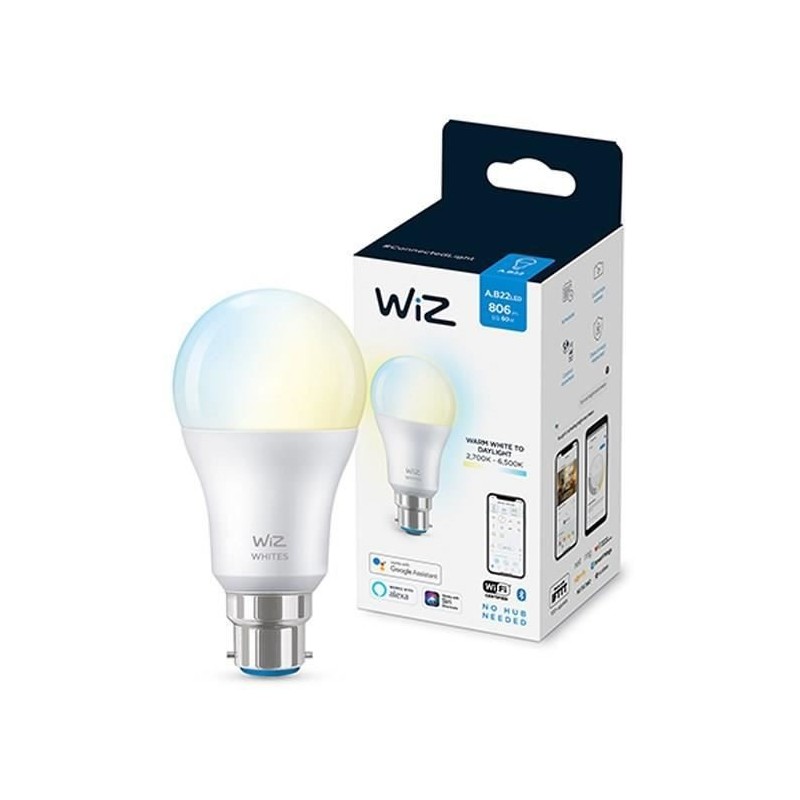 WiZ Ampoule connectée Blanc variable B22 60W