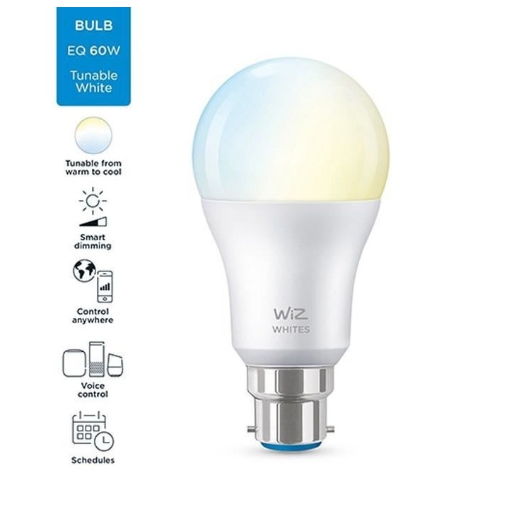 WiZ Ampoule connectée Blanc variable B22 60W