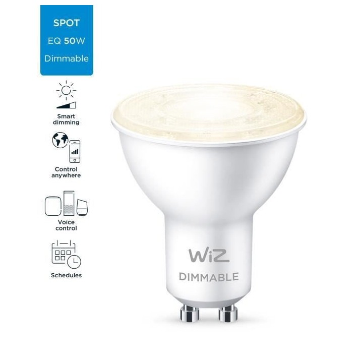 WiZ Ampoule connectée Intensité variable GU10 50W