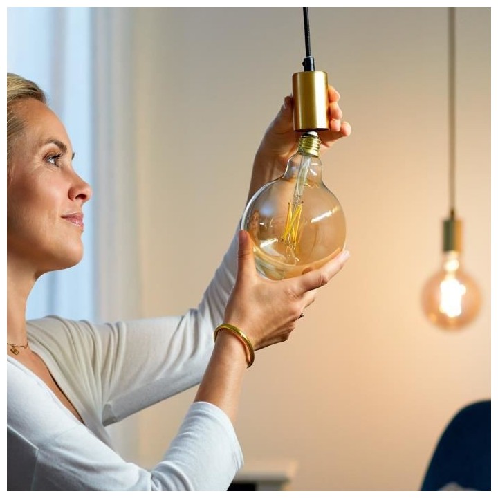 WiZ Ampoule connectée Globe 120 vintage Blanc variable E27 50W