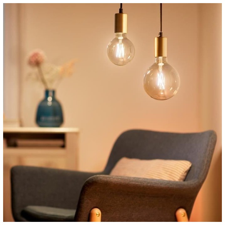 WiZ Ampoule connectée Globe 120 vintage Blanc variable E27 50W