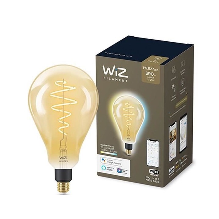 WiZ Ampoule connectée Filament vintage Blanc variable E27 25W