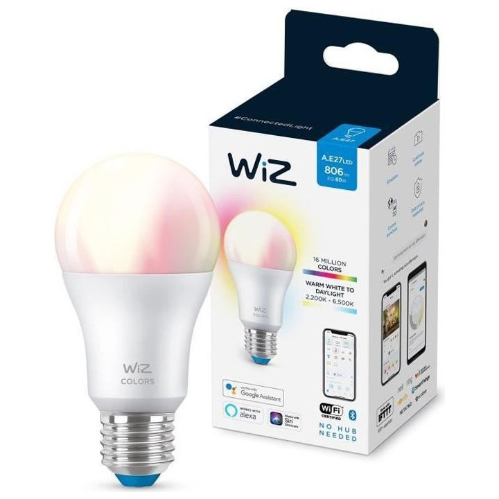 WiZ Ampoule connectée couleur E27 60W