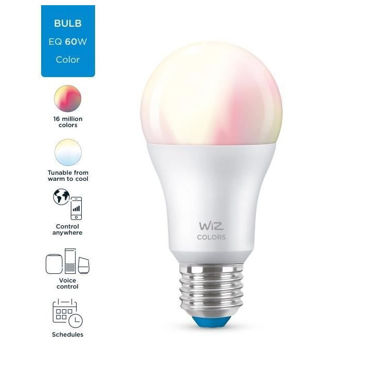 WiZ Ampoule connectée couleur E27 60W