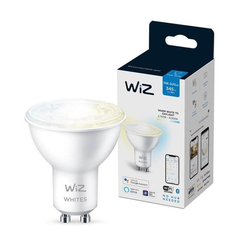 WiZ Ampoule connectée Blanc variable GU10 50W