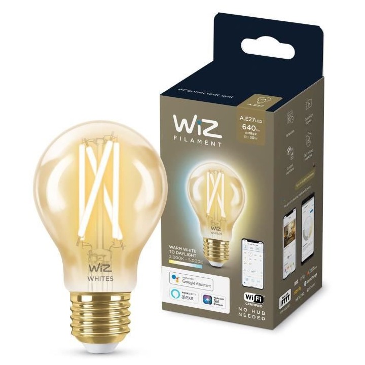 WiZ Ampoule connectée vintage Blanc variable E27 50W