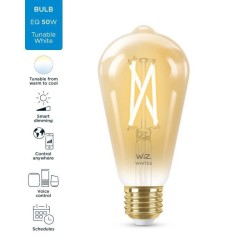 WiZ Ampoule connectée Edison vintage Blanc variable E27 50W