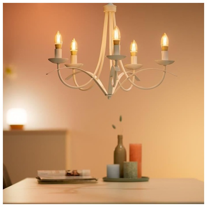 WiZ Ampoule connectée flamme Blanc variable E14 25W