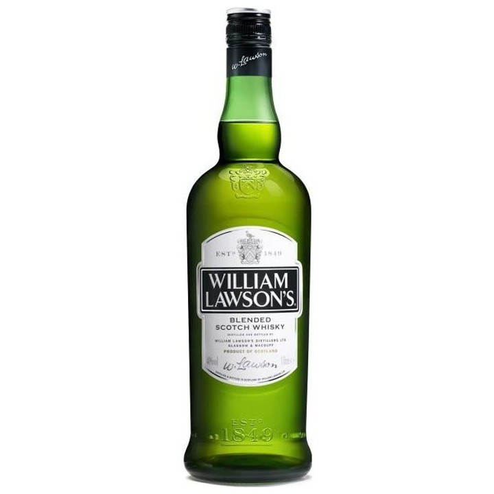 Whisky William Lawson's - Blended whisky - Ecosse - 40%vol - 100cl