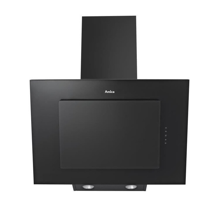Hotte inclinée AMICA AH4429 - L90cm - 600m3 - 69 dB - 5 boutons - Noi