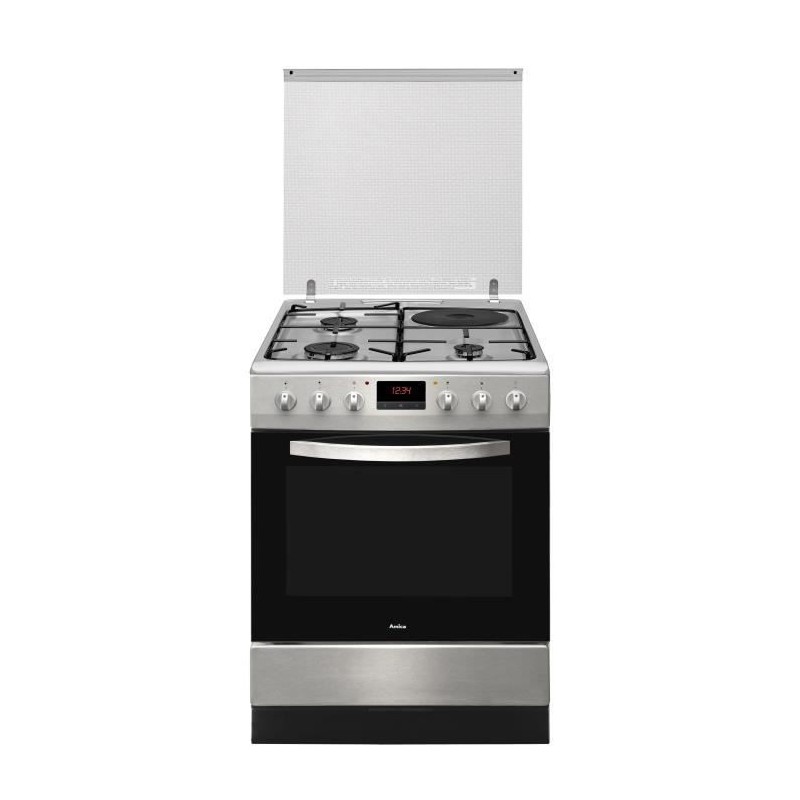 AMICA CWCMA3135X Cuisiniere Mixte 60X60 Cm Inox