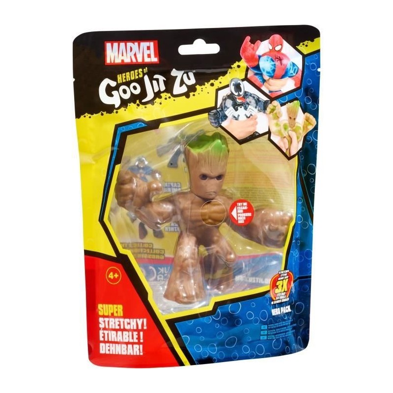 MOOSE TOYS - Figurine 11cm Groot - Goo Jit Zu Marvel