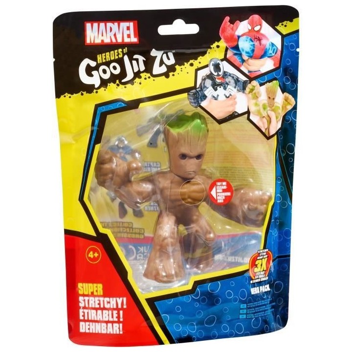 MOOSE TOYS - Figurine 11cm Groot - Goo Jit Zu Marvel