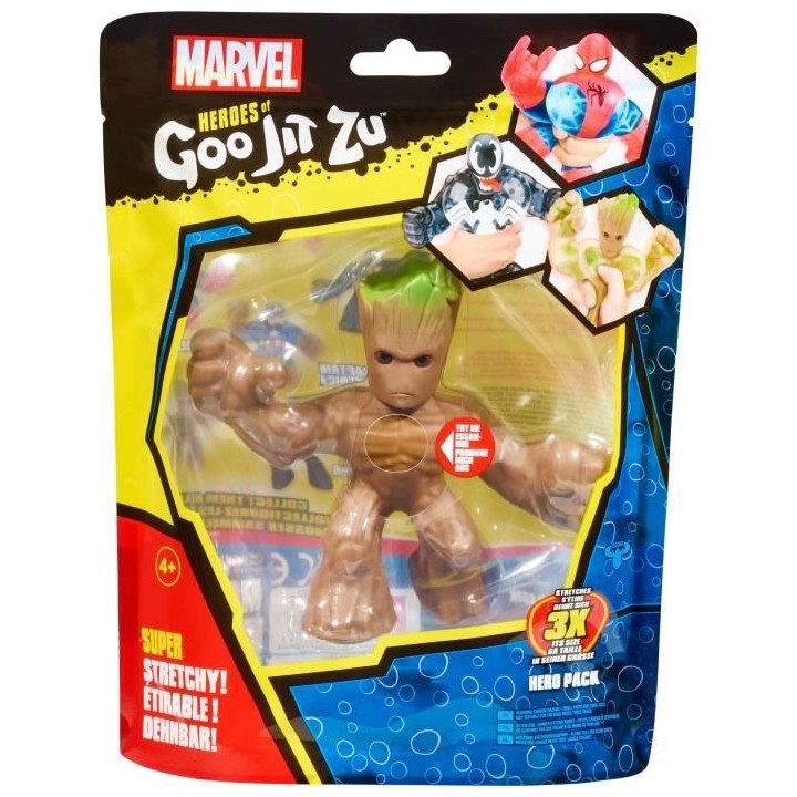 MOOSE TOYS - Figurine 11cm Groot - Goo Jit Zu Marvel