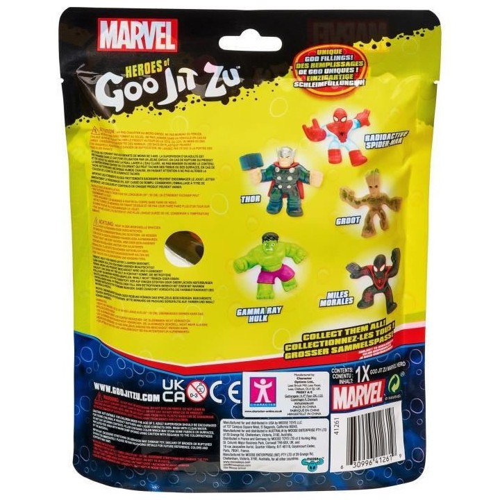 MOOSE TOYS - Figurine 11cm Miles Morales - Goo Jit Zu Marvel