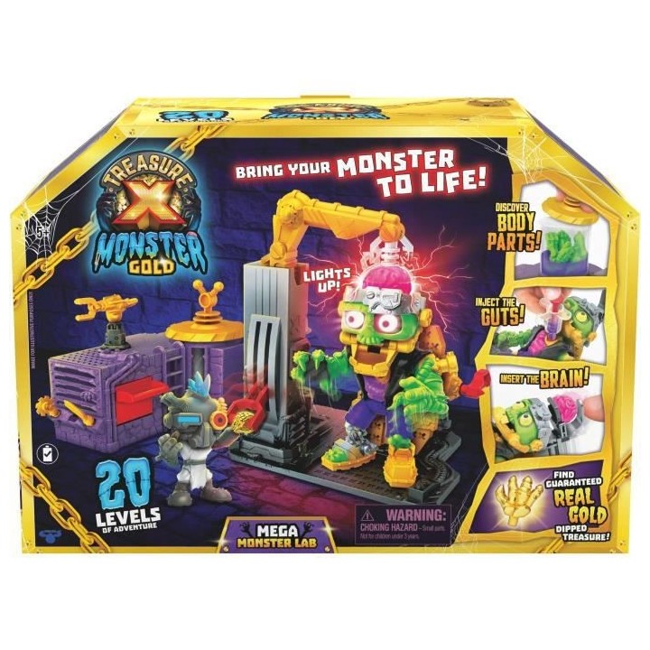 MOOSE TOYS - Playset laboratoire méga monstre - trésor x