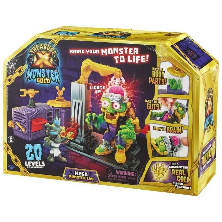 MOOSE TOYS - Playset laboratoire méga monstre - trésor x