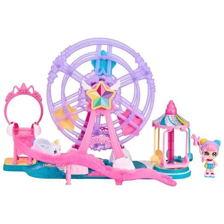 MOOSE TOYS - Fete foraine et 1 poupée Mini Kindi 9cm - Kindi Kids