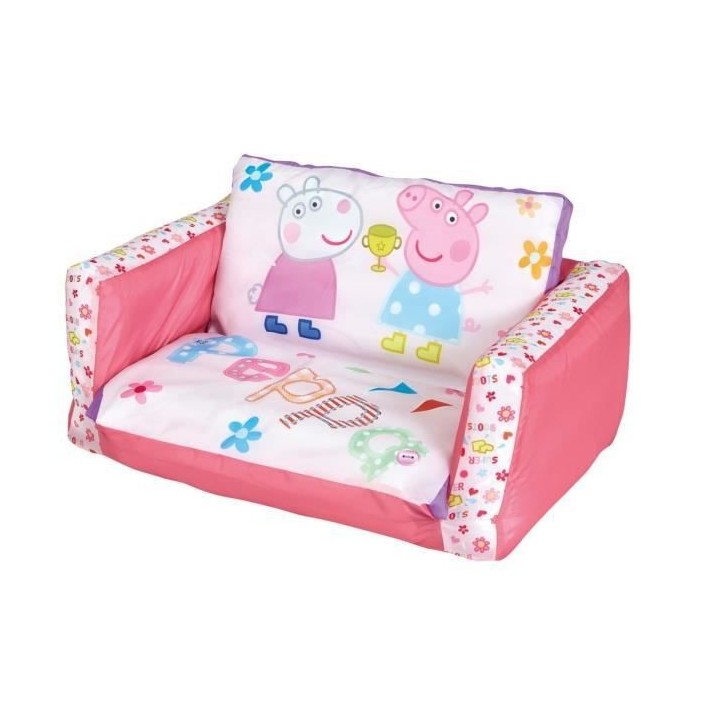 Peppa Pig - Mini canapé convertible - canapé-lit gonflable pour enfa