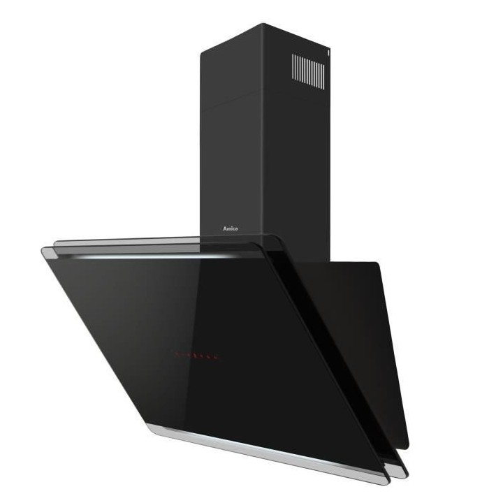 Hotte inclinée AMICA OKP9655S - L90cm - 740m3 - 69 dB - cable 120 cm