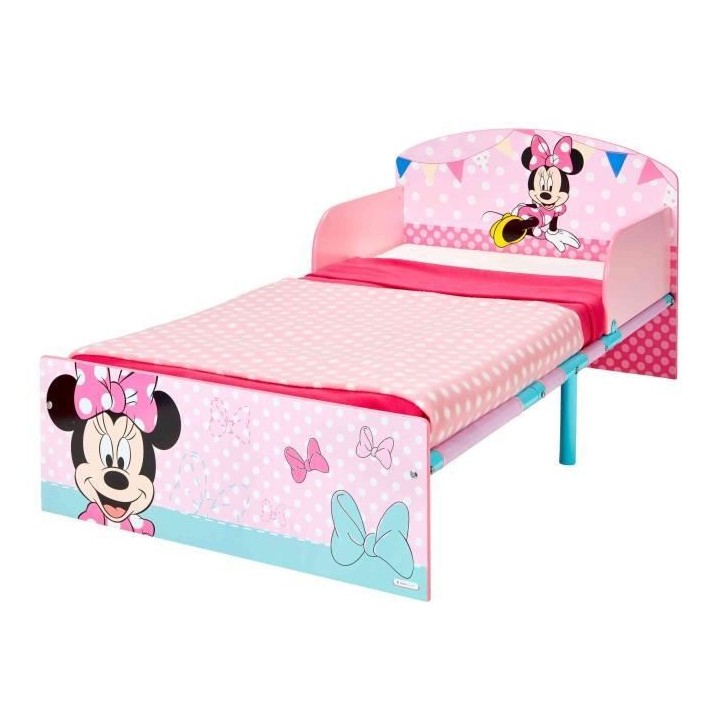 MINNIE Lit pour Enfants pour Matelas 140cm x 70 cm