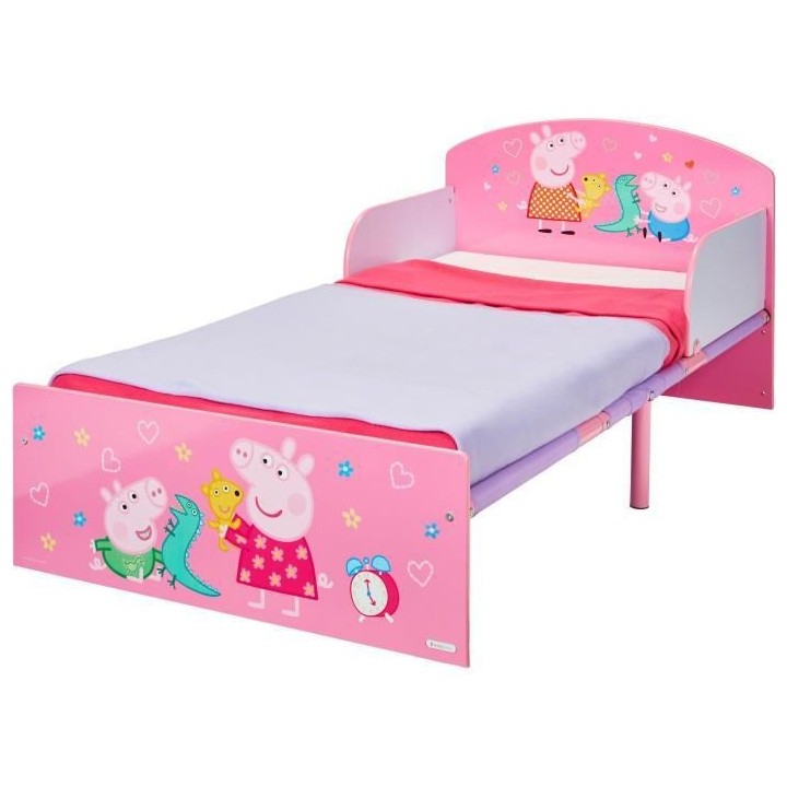 PEPPA PIG Lit pour Enfants pour Matelas 140cm x 70 cm