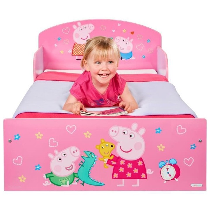 PEPPA PIG Lit pour Enfants pour Matelas 140cm x 70 cm