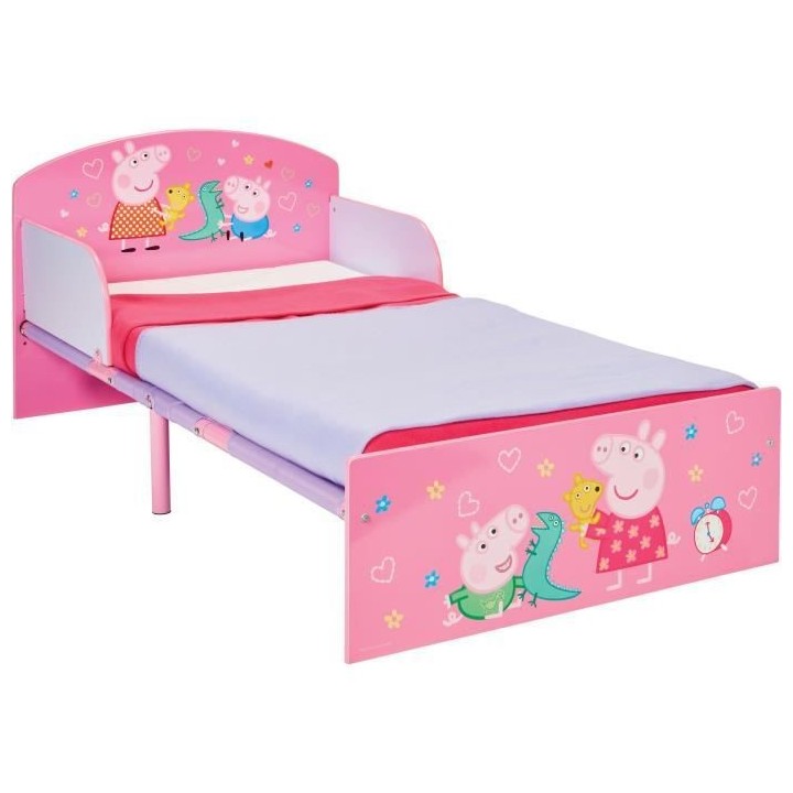 PEPPA PIG Lit pour Enfants pour Matelas 140cm x 70 cm