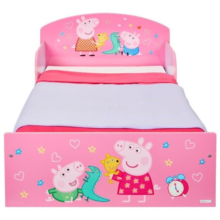 PEPPA PIG Lit pour Enfants pour Matelas 140cm x 70 cm