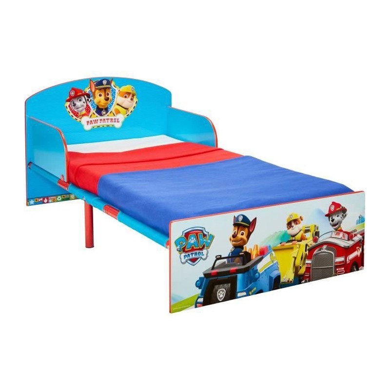 PAT PATROUILLE Lit pour Enfants pour Matelas 140cm x 70 cm