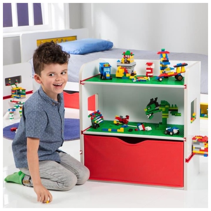 Room 2 Build Étagere de chevet pour enfant avec rangement, avec acces
