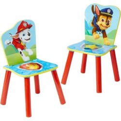 PAT PATROUILLE Ensemble Table Et 2 Chaises Pour Enfant