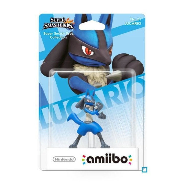 Figurine Amiibo Lucario Super Smash Bros N°21