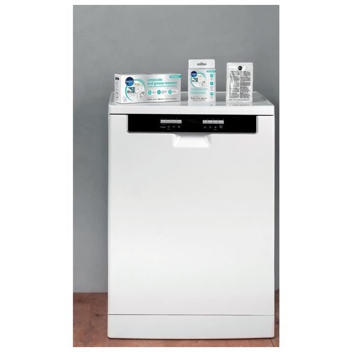 WPRO DES616 Détartrant 3 en 1 pour lave-linge et lave-vaisselle - 6 s