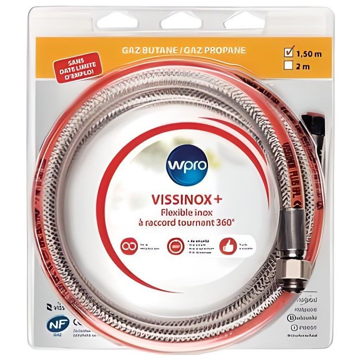 VISSINOX TBV150+ Gaz Butane propane - Illimité