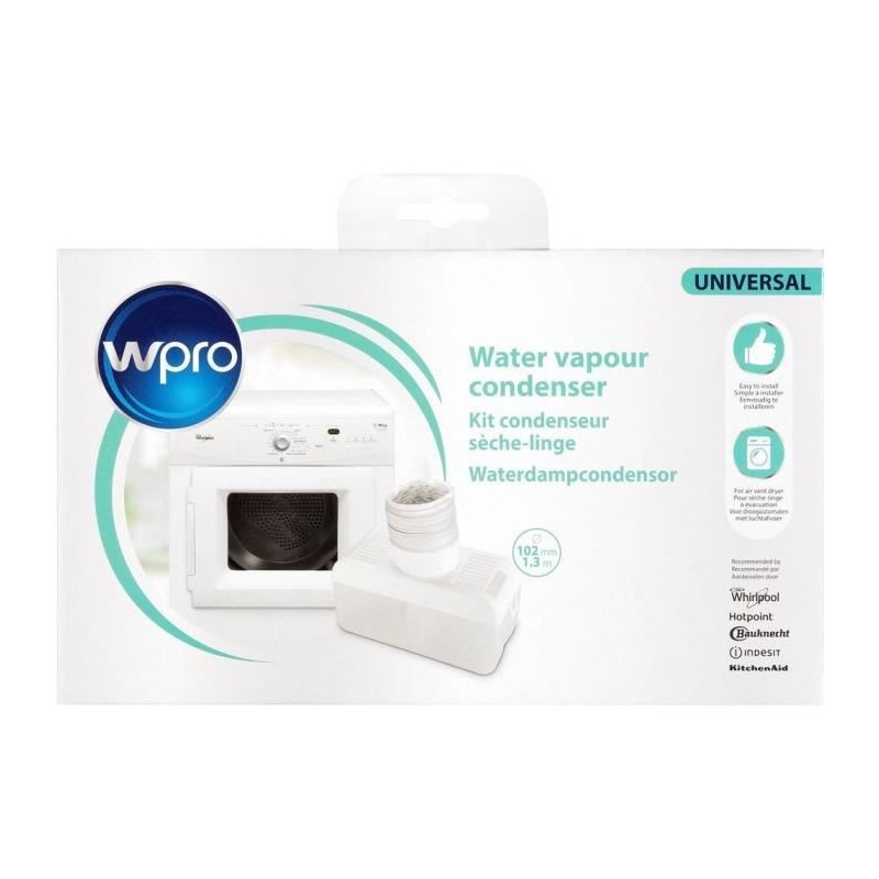 WPRO UCD003 Condenseur universel pour seche-linge