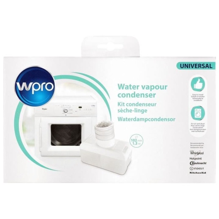 WPRO UCD003 Condenseur universel pour seche-linge