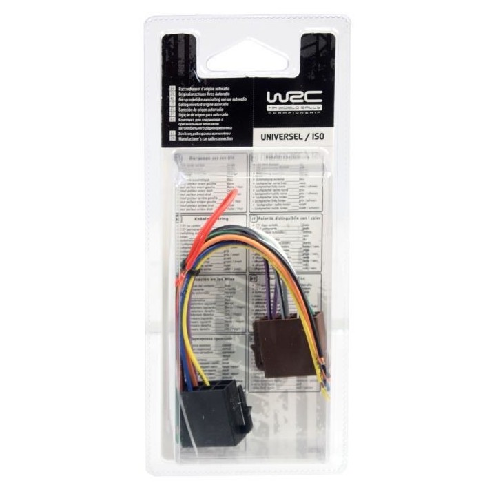 WRC Faisceau autoradio ISO universel
