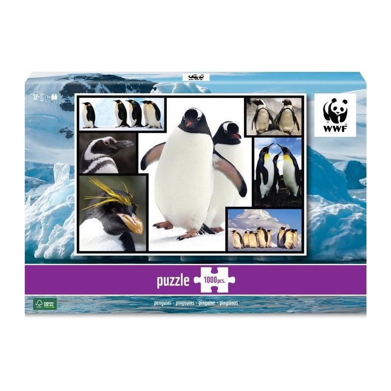 WWF Puzzle 1000 pieces Pingouins