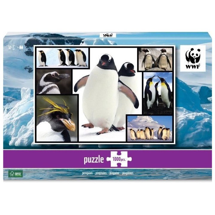 WWF Puzzle 1000 pieces Pingouins