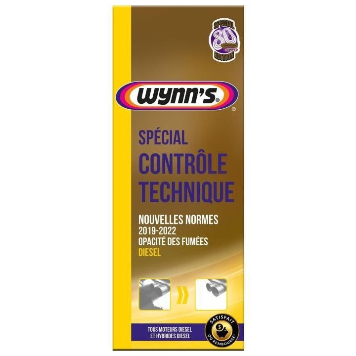 WYNN'S Traitement spécial contrôle technique - Diesel - 325 ml - Edi