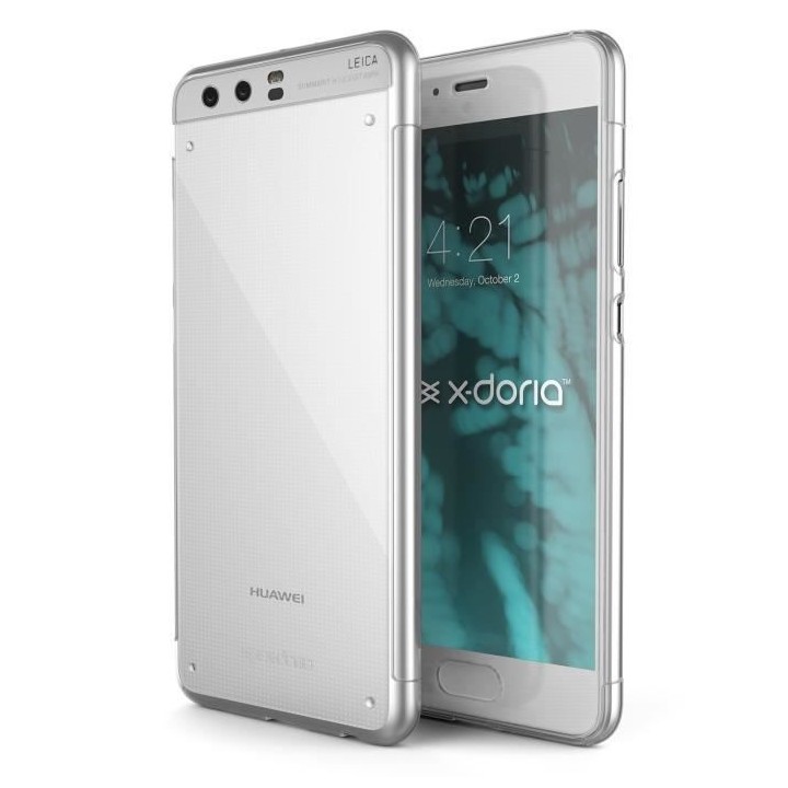 XDORIA Coque 360 pour Huawei P10 Plus Transparent