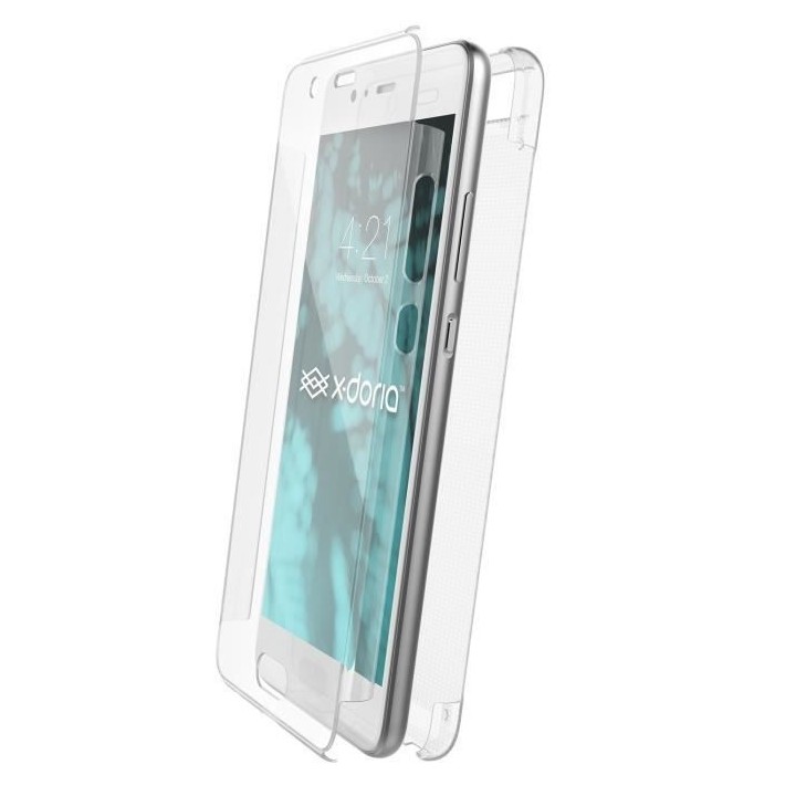 XDORIA Coque 360 pour Huawei P10 Plus Transparent
