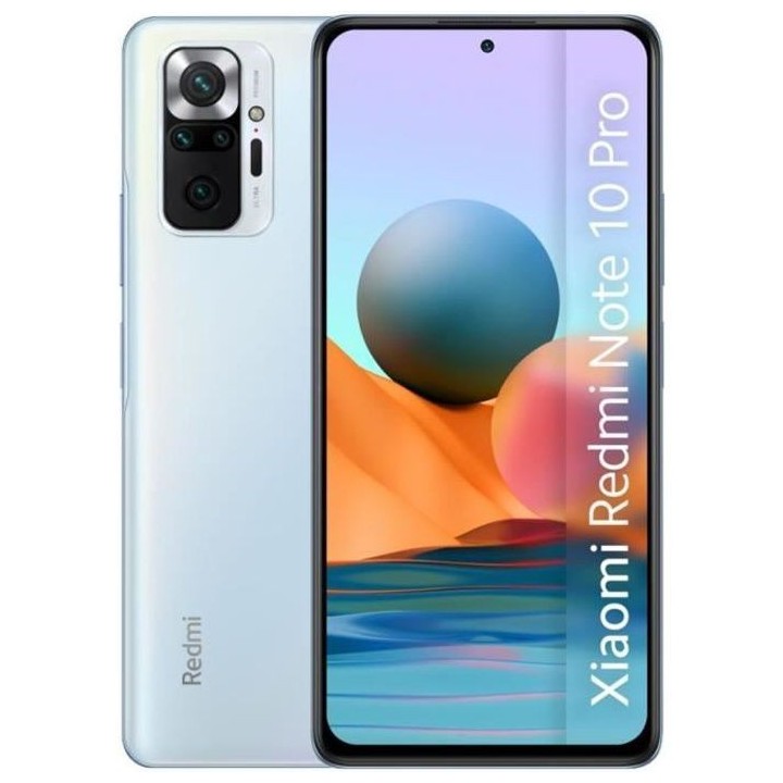 XIAOMI Redmi Note 10 Pro 128Go 4G Bleu Glacier