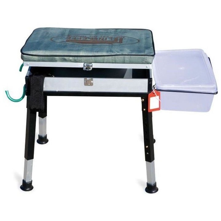 LINEAEFFE Siege avec support de canne - Bleu - Hauteur 45 cm