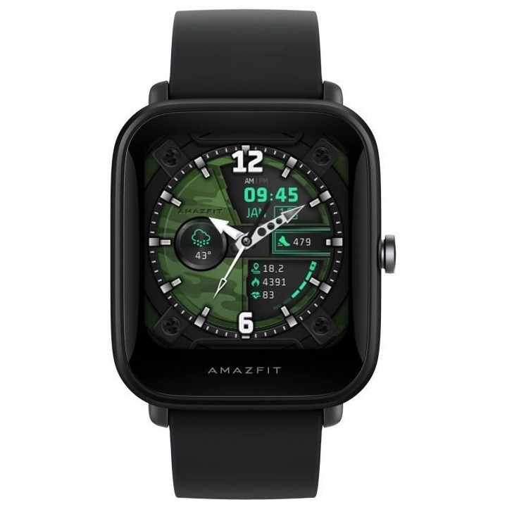 AMAZFIT Bip U Pro - Montre connectée - Noir
