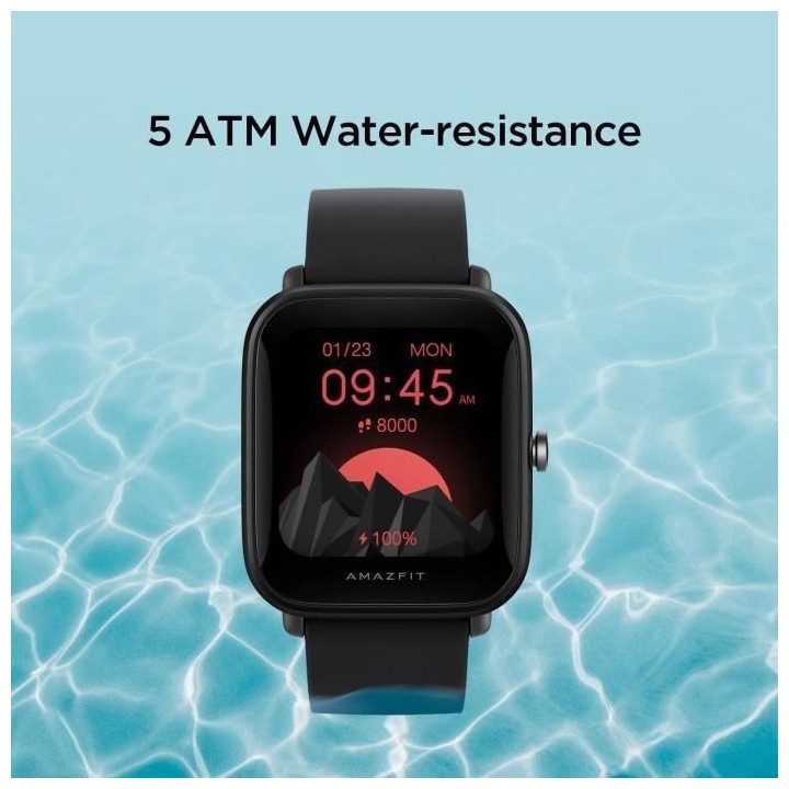 AMAZFIT Bip U Pro - Montre connectée - Noir